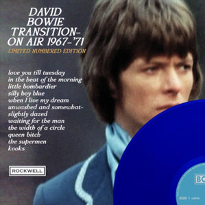 Bowie David - Transition On Air 1967-'71 (Blue Vinyl LP) - uusi LP