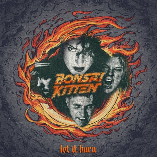 Bonsai Kitten - Let it Burn (Tiger Splash Vinyl LP) - uusi LP