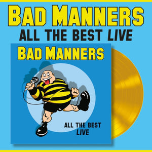 Bad Manners - All The Best Live (Yellow Vinyl LP) - uusi LP