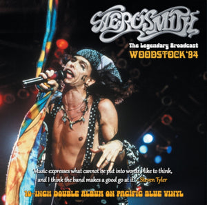 Aerosmith - Woodstock (10' Pacific Blue) 2 Vinyl 10" - uusi LP