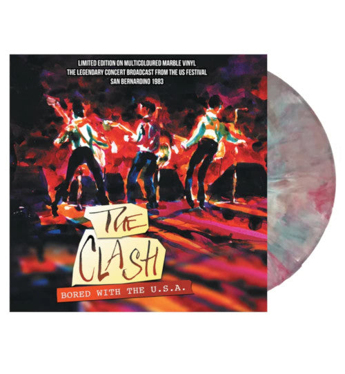 Clash The - Bored With The U.S.A. (Multicoloured Marble Vinyl) - uusi LP