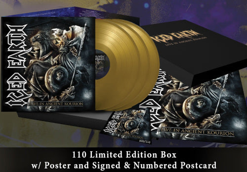 Iced Earth - Live in Ancient Kourion (3 LP Gold Vinyl Box) - uusi LP