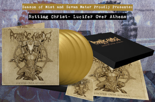 Rotting Christ - Lucifer Over Athens (4 LP Gold Box) - uusi LP