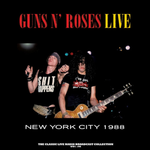 Guns N' Roses - Live In New York City, 1988 (Yellow Vinyl LP) - uusi LP