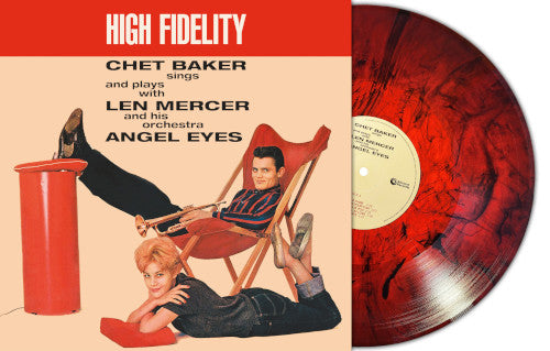 Baker Chet - Angel Eyes (Red Marbled Vinyl LP) - uusi LP