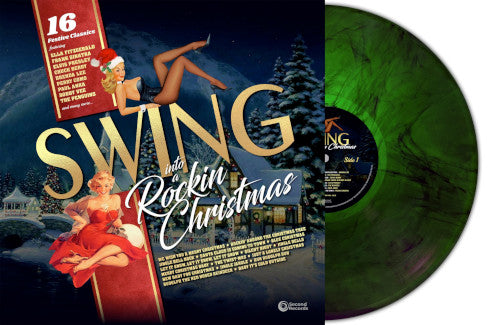 Various Artists - Swing Into A Rockin Christmas (Green Vinyl LP) - uusi LP