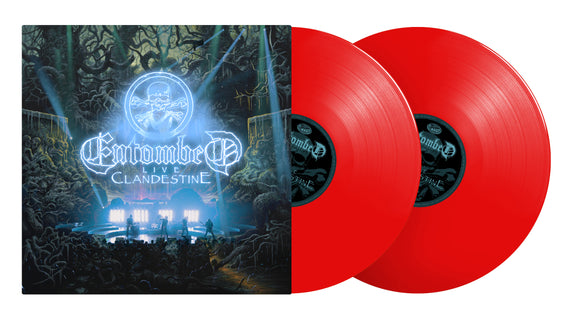 Entombed - Clandestine - Live (2LP Solid Red) - uusi LP