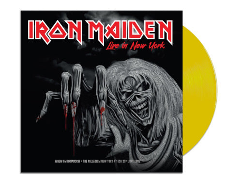 Iron Maiden - Live in New York (Yellow Vinyl LP) - uusi LP